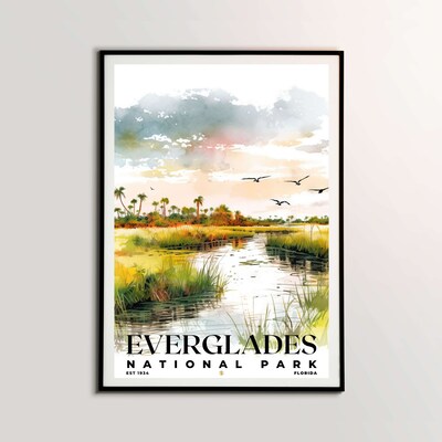 Everglades National Park Poster, Travel Art, Office Poster, Home Decor | S4 - image1
